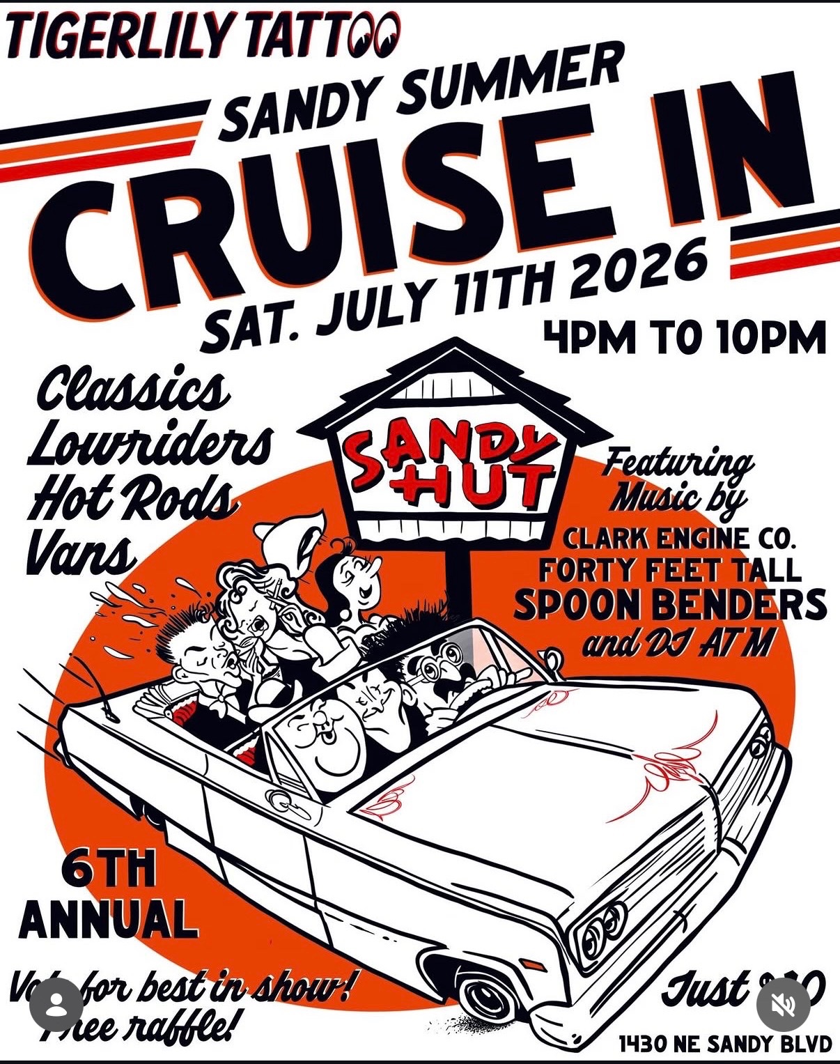 Sandy Summer Cruise In – 6th Annual cover