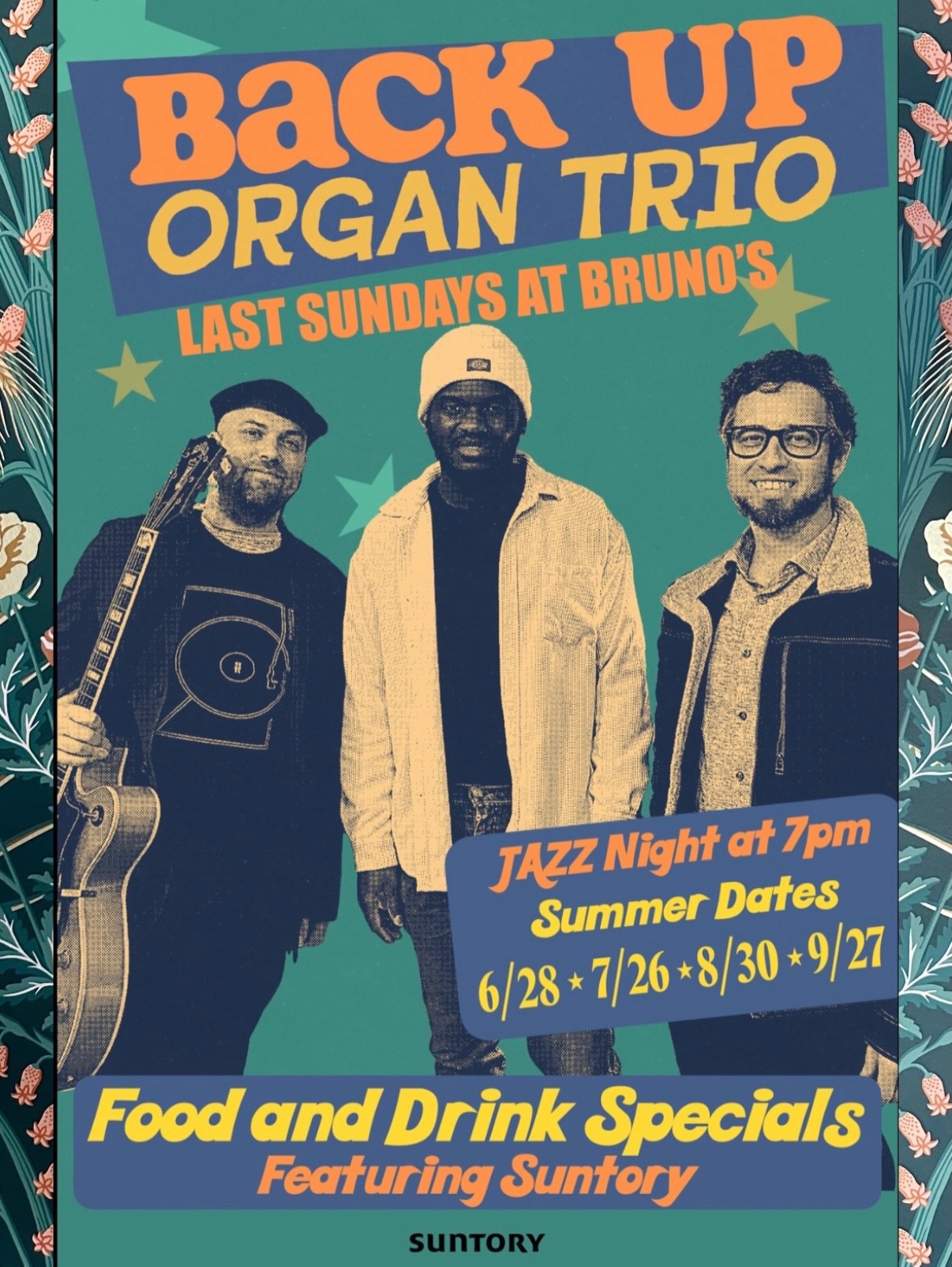 Back Up Organ Trio – Last Sundays Jazz Night at Bruno's cover