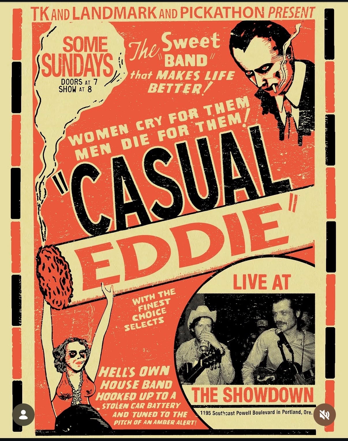 Casual Eddie Live at The Showdown cover
