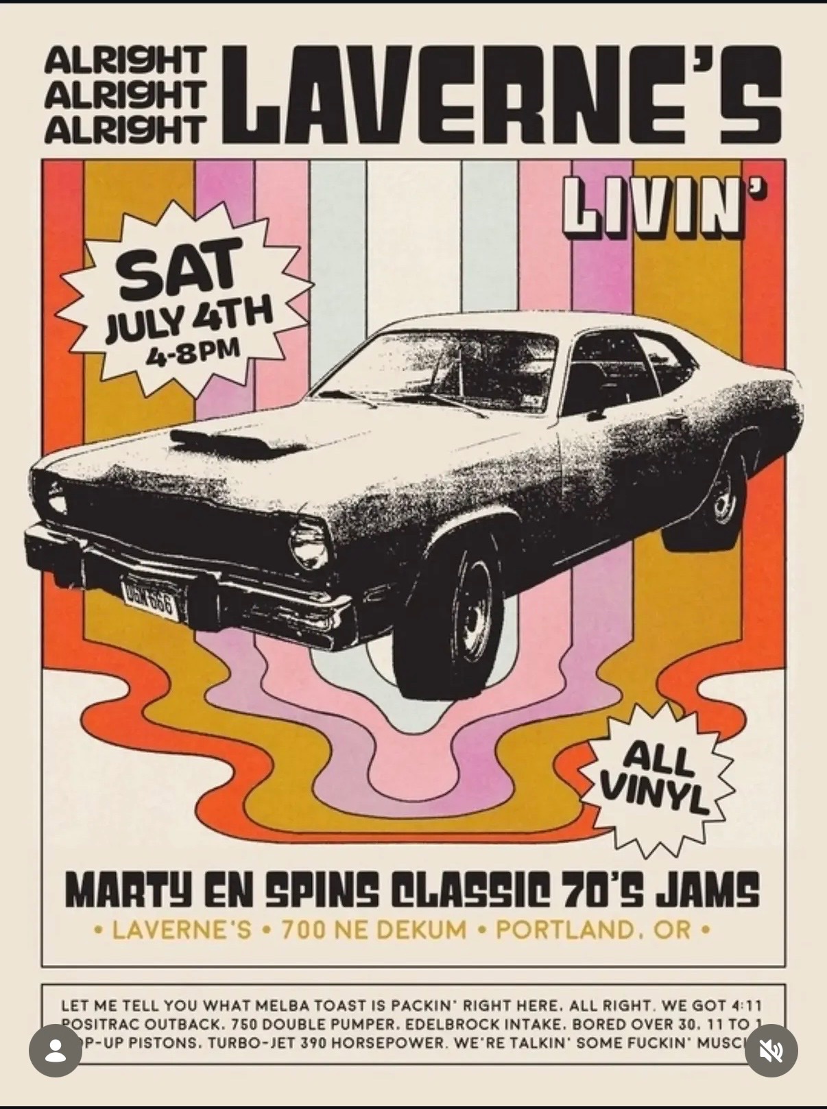Laverne's Livin' – Marty En Spins Classic 70s Jams cover