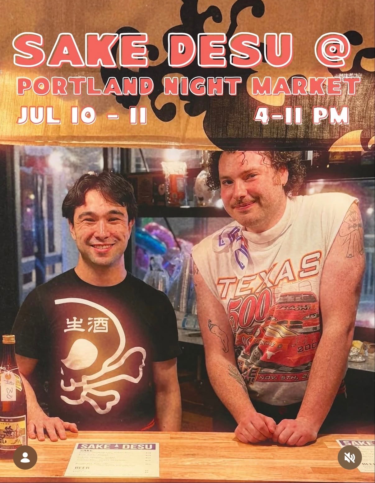 Sake Desu @ Portland Night Market cover
