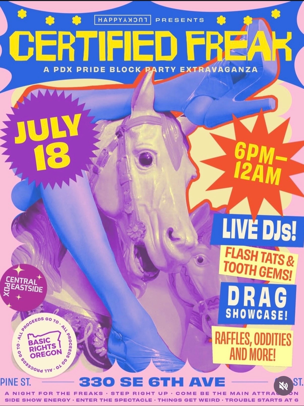 Certified Freak: A PDX Pride Block Party Extravaganza cover