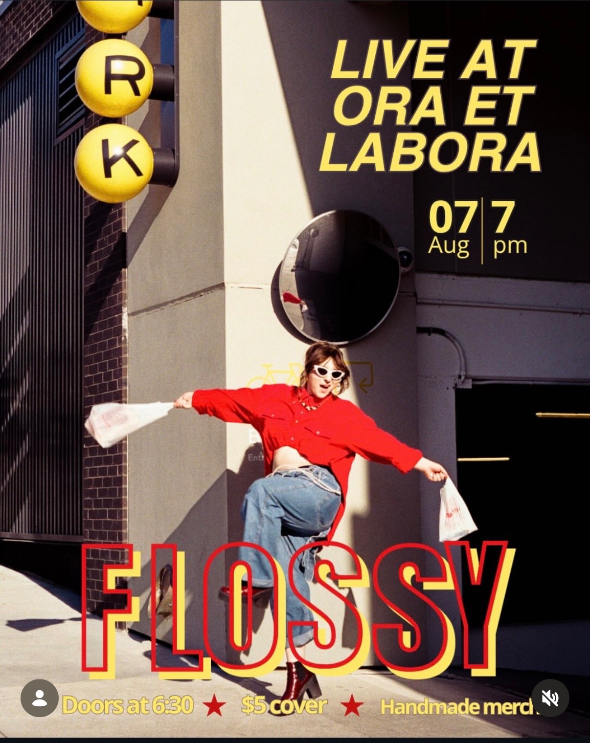 Flossy Live at Ora et Labora cover