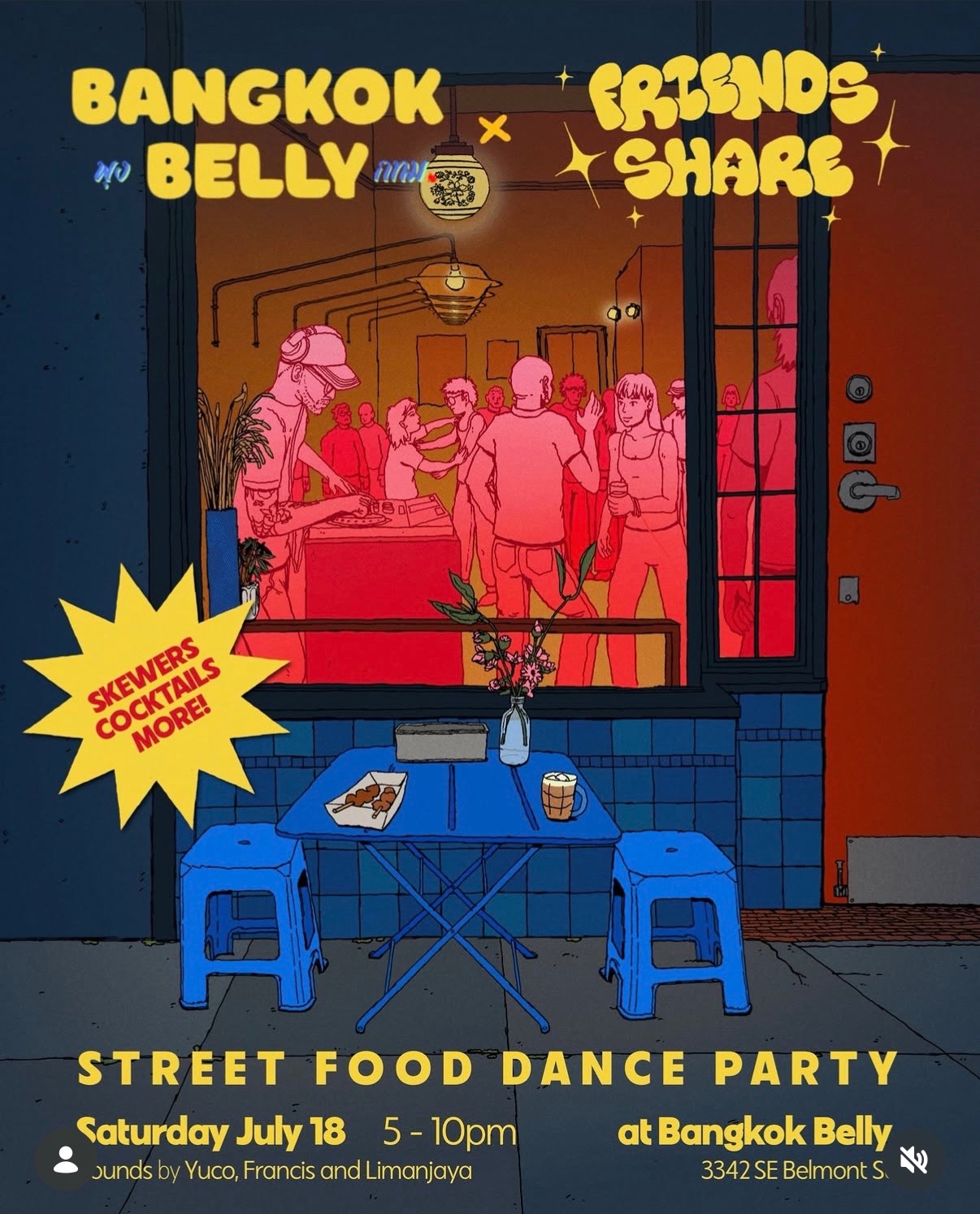 Street Food Dance Party: Bangkok Belly x Friends Share cover
