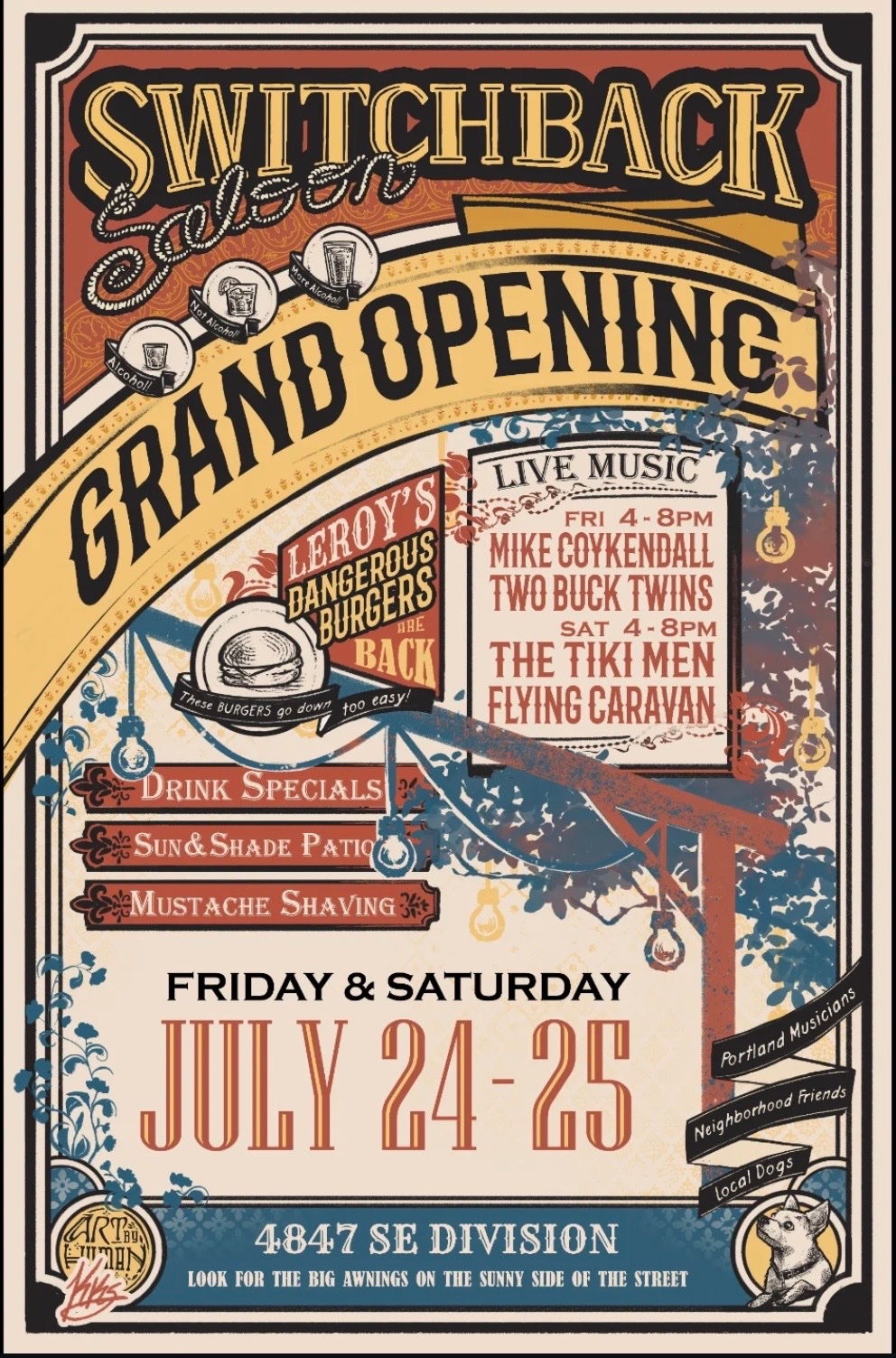 Switchback Saloon Grand Opening Weekend cover