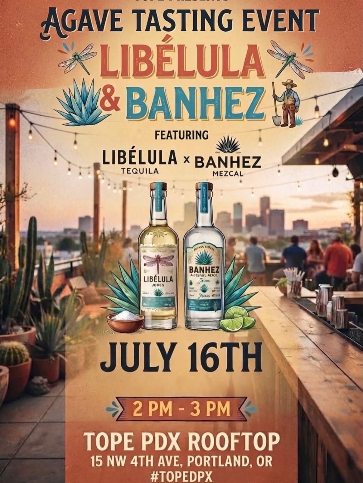 Agave Tasting Event: Libélula & Banhez cover