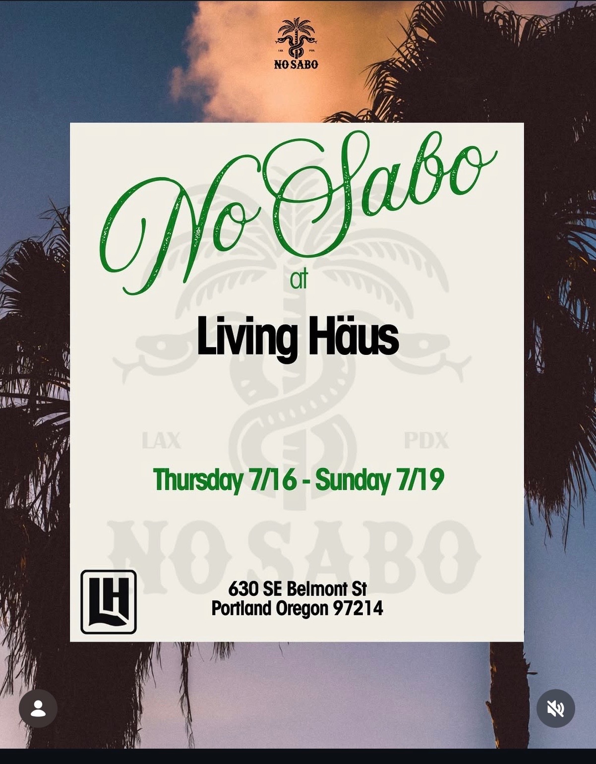 No Sabo Pop-Up at Living Häus cover