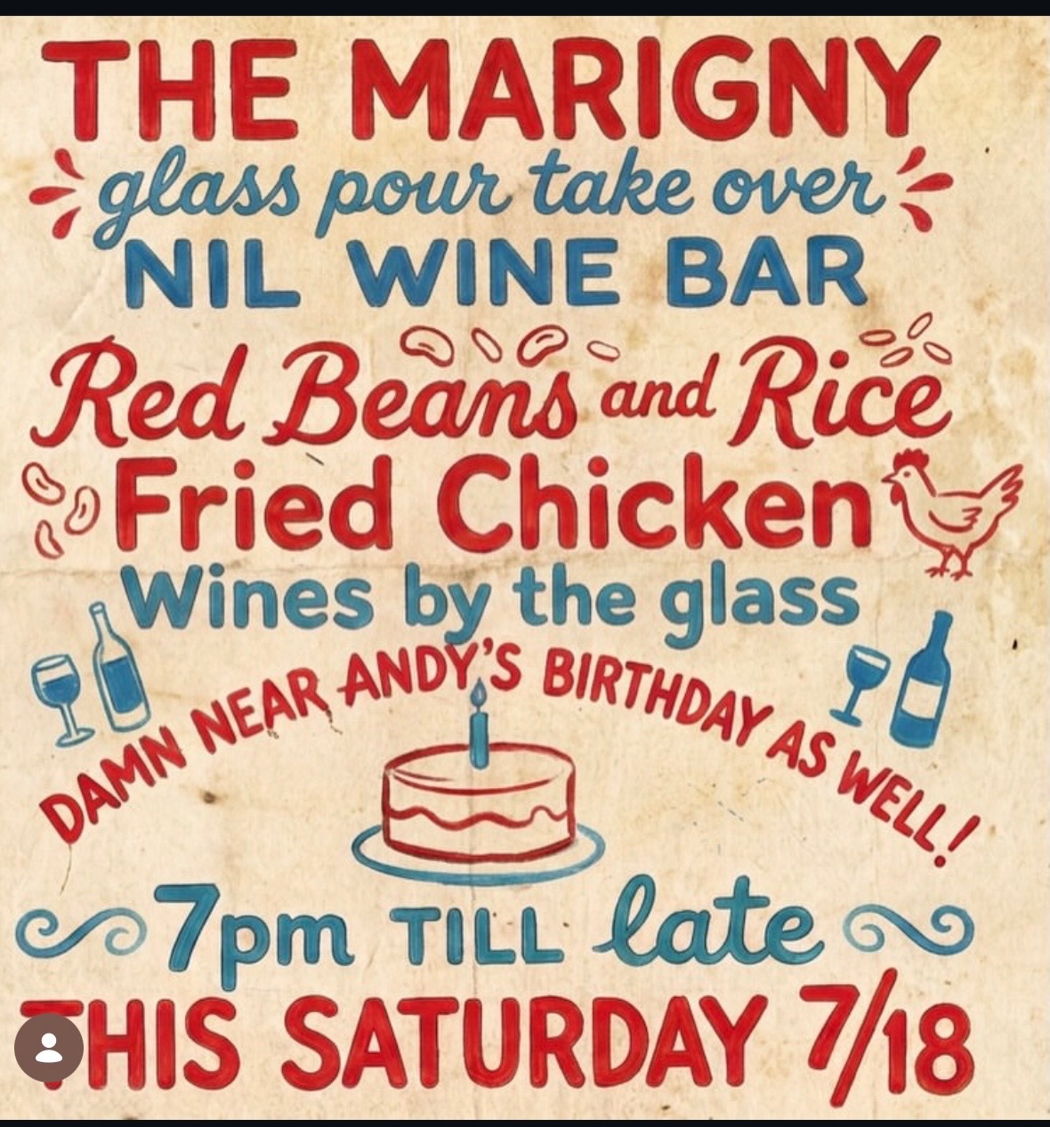 The Marigny Glass Pour Take Over at Nil Wine Bar cover