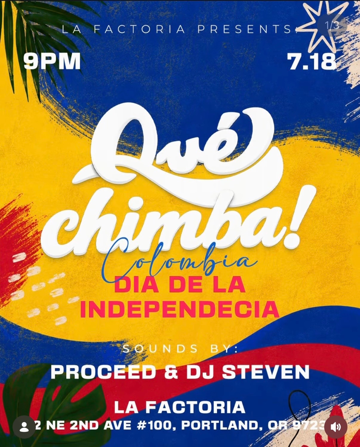 Qué Chimba! Colombia — Día de la Independencia cover