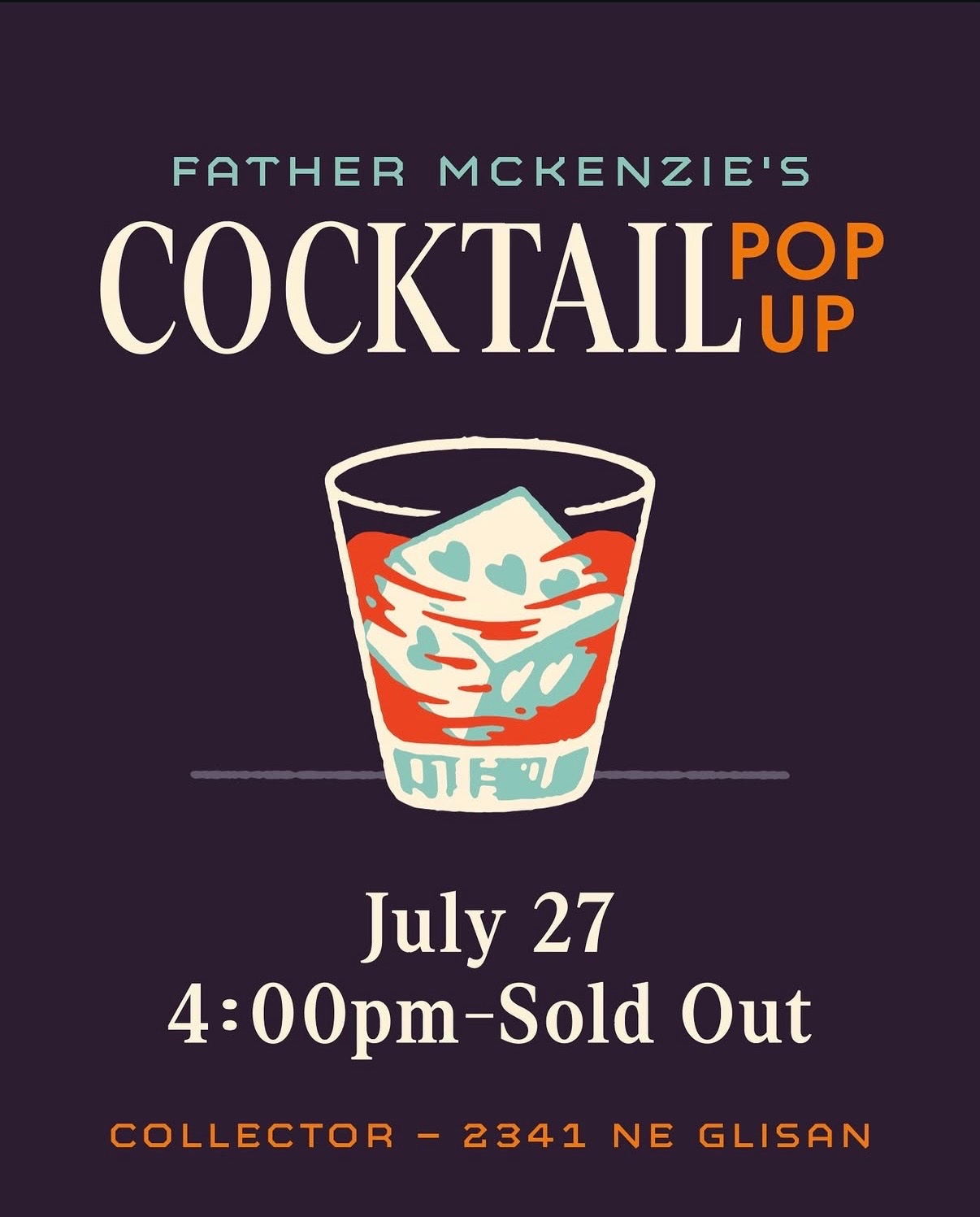 Father McKenzie's Cocktail Pop-Up cover