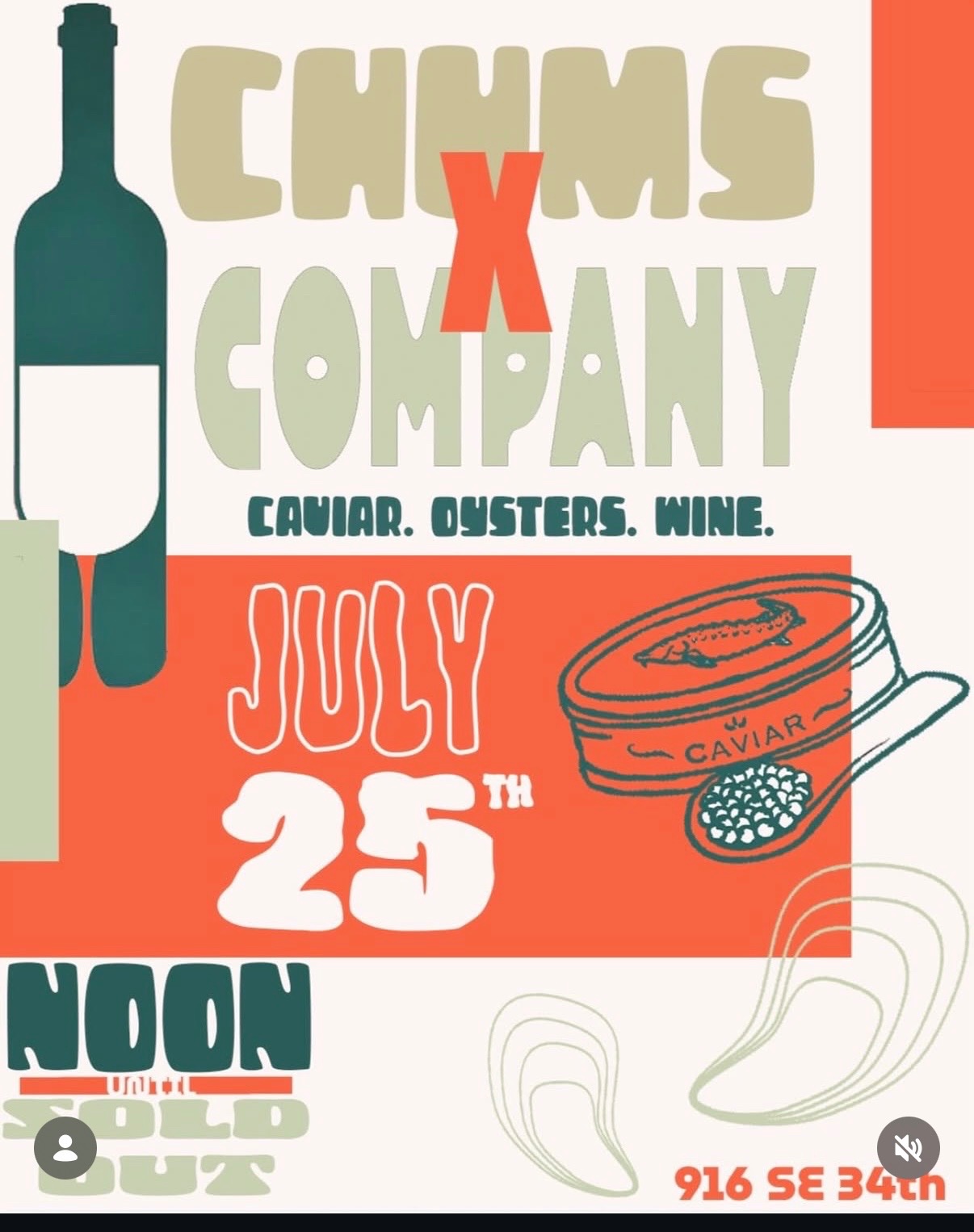 Chums x Company: Caviar, Oysters, Wine cover
