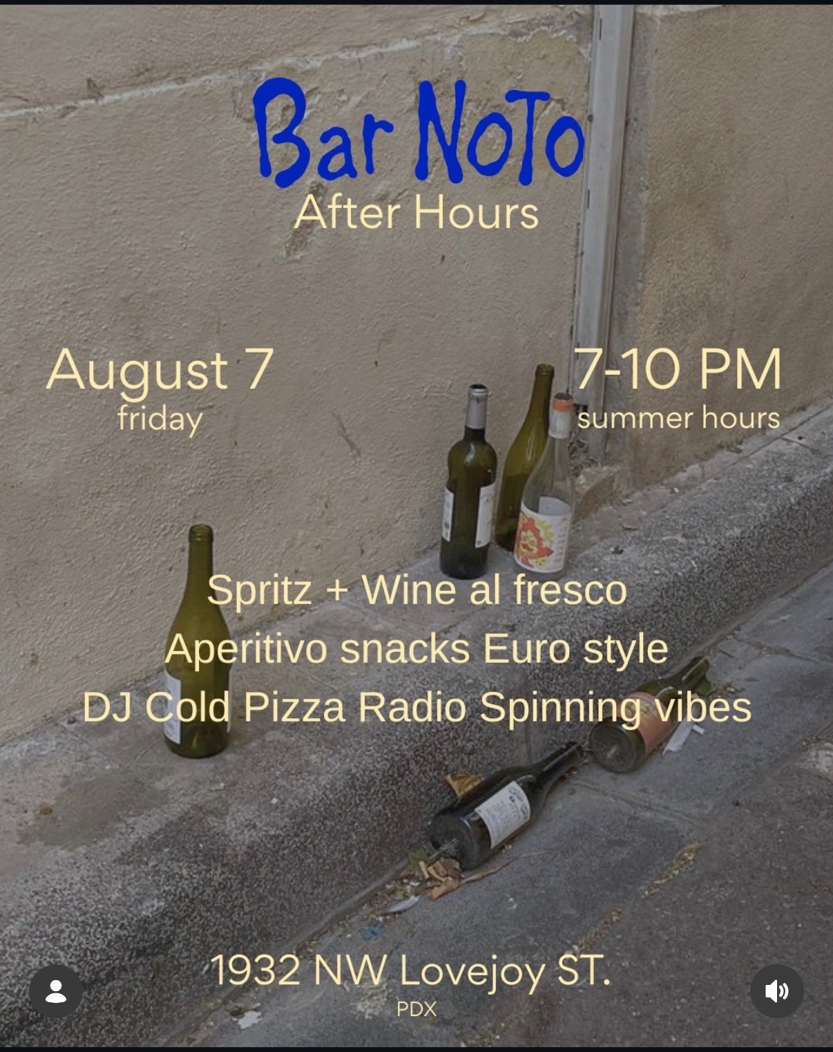 Bar NoTo After Hours cover