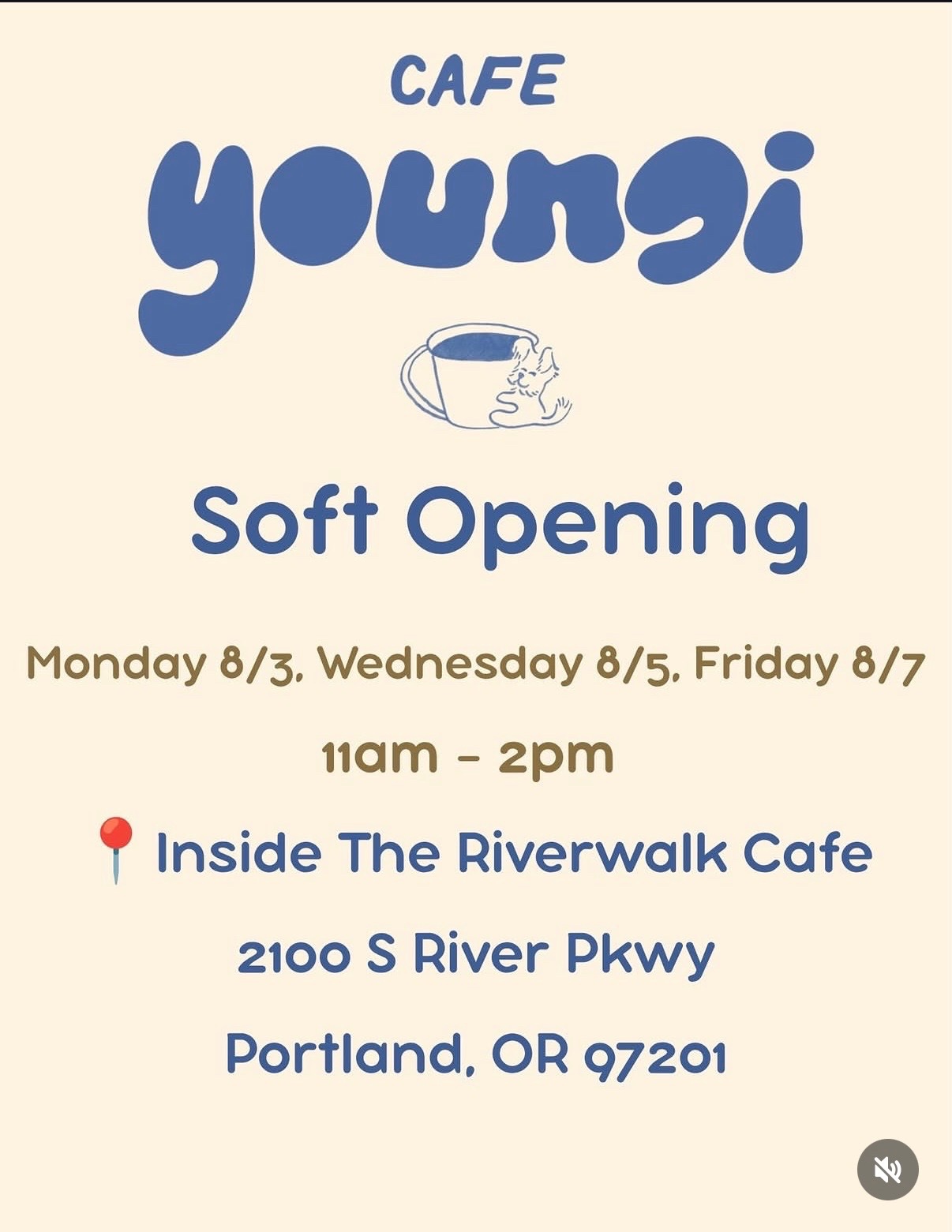 Cafe Youngi Soft Opening cover