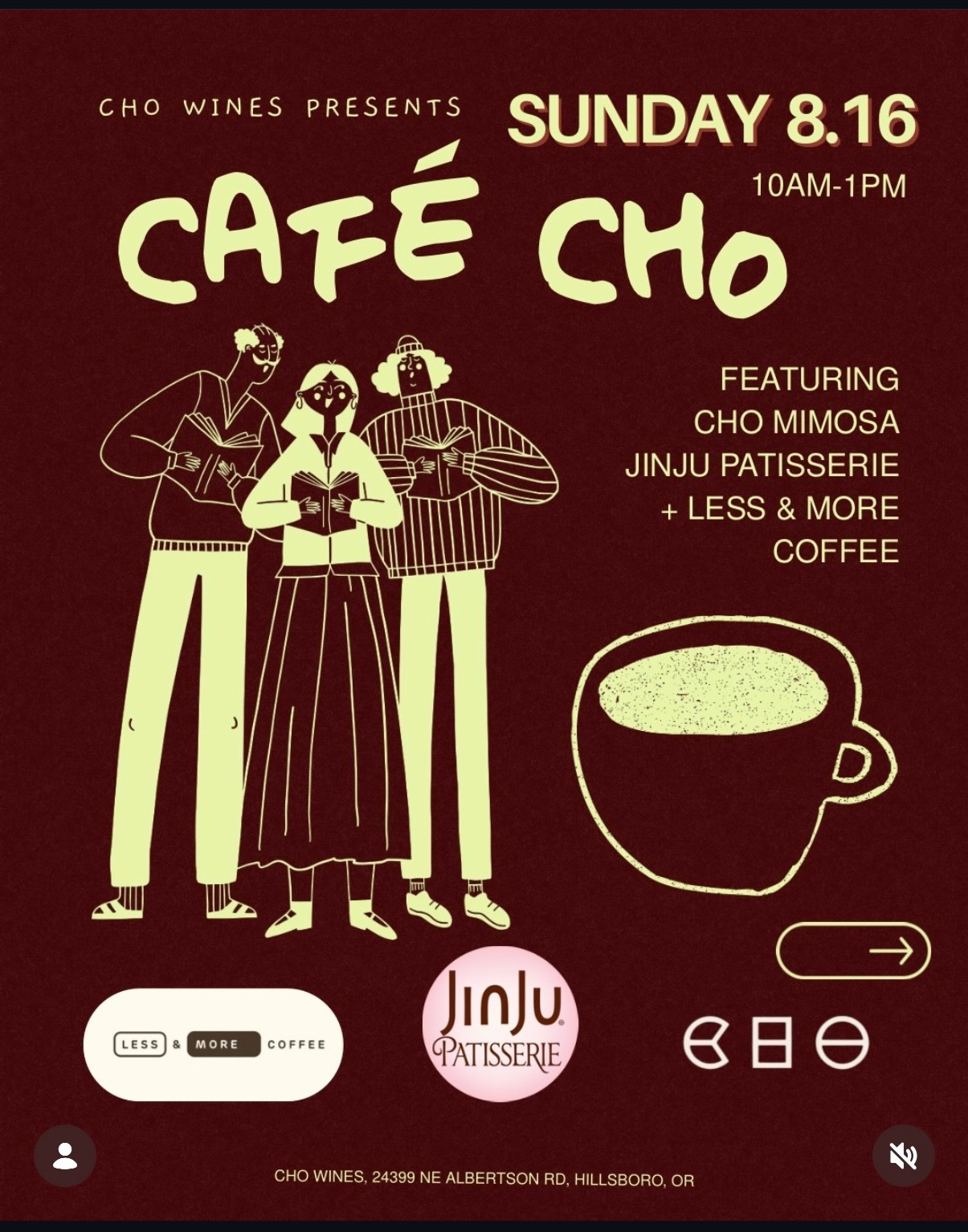 Café CHO: JinJu x Less and More cover