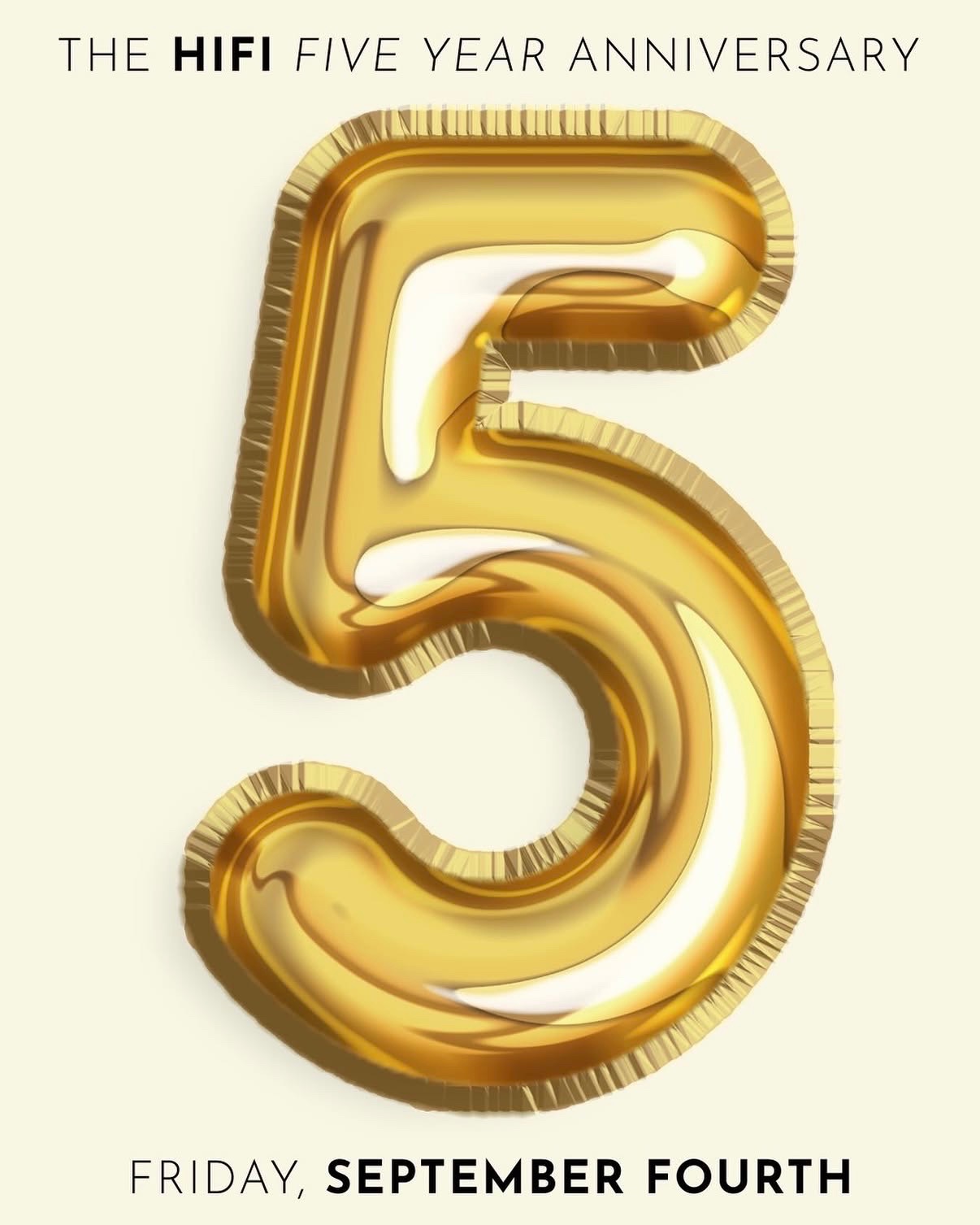 HiFi Five Year Anniversary — Chenin Fest cover