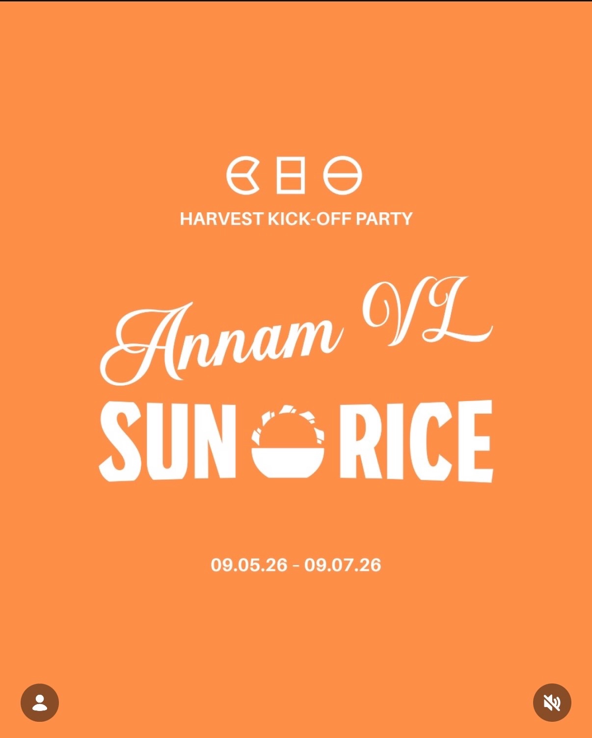 Harvest Kick-Off Party: SUN RICE x Annam VL at CHO Wines cover