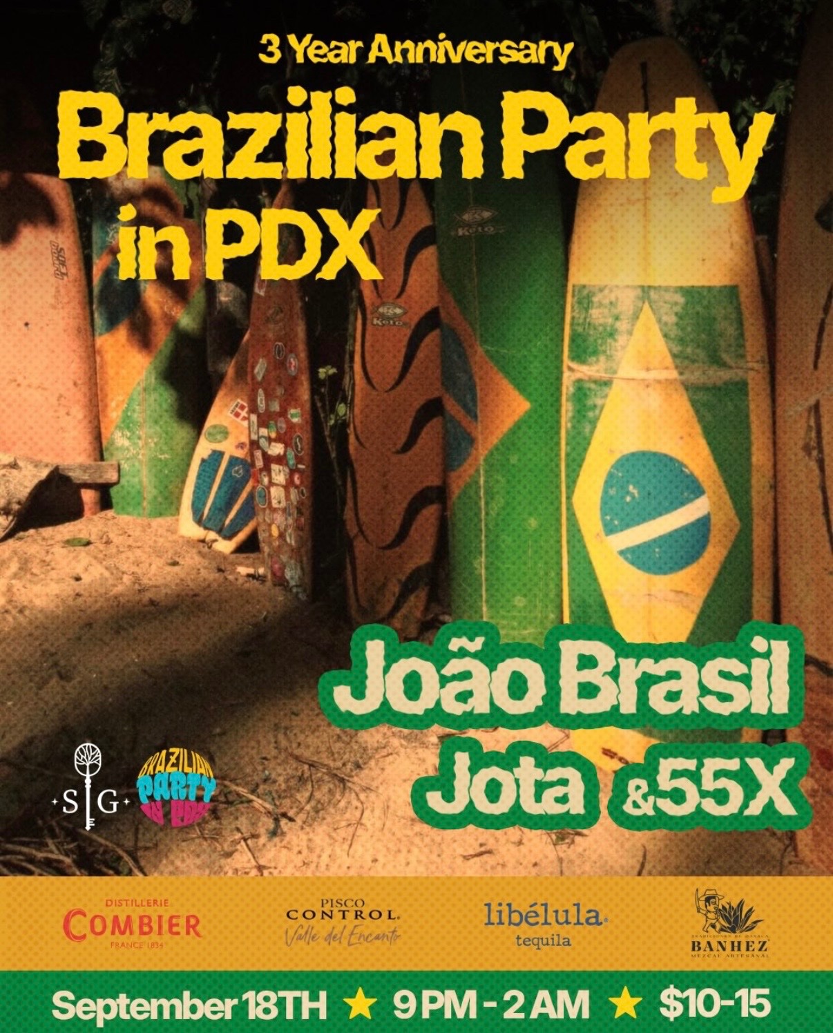 Brazilian Party in PDX — 3 Year Anniversary cover