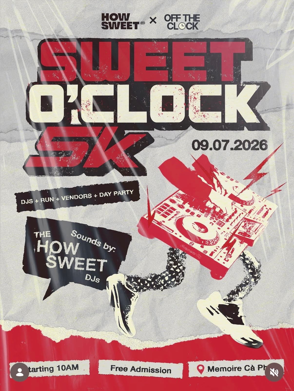 Sweet O'Clock 5K cover