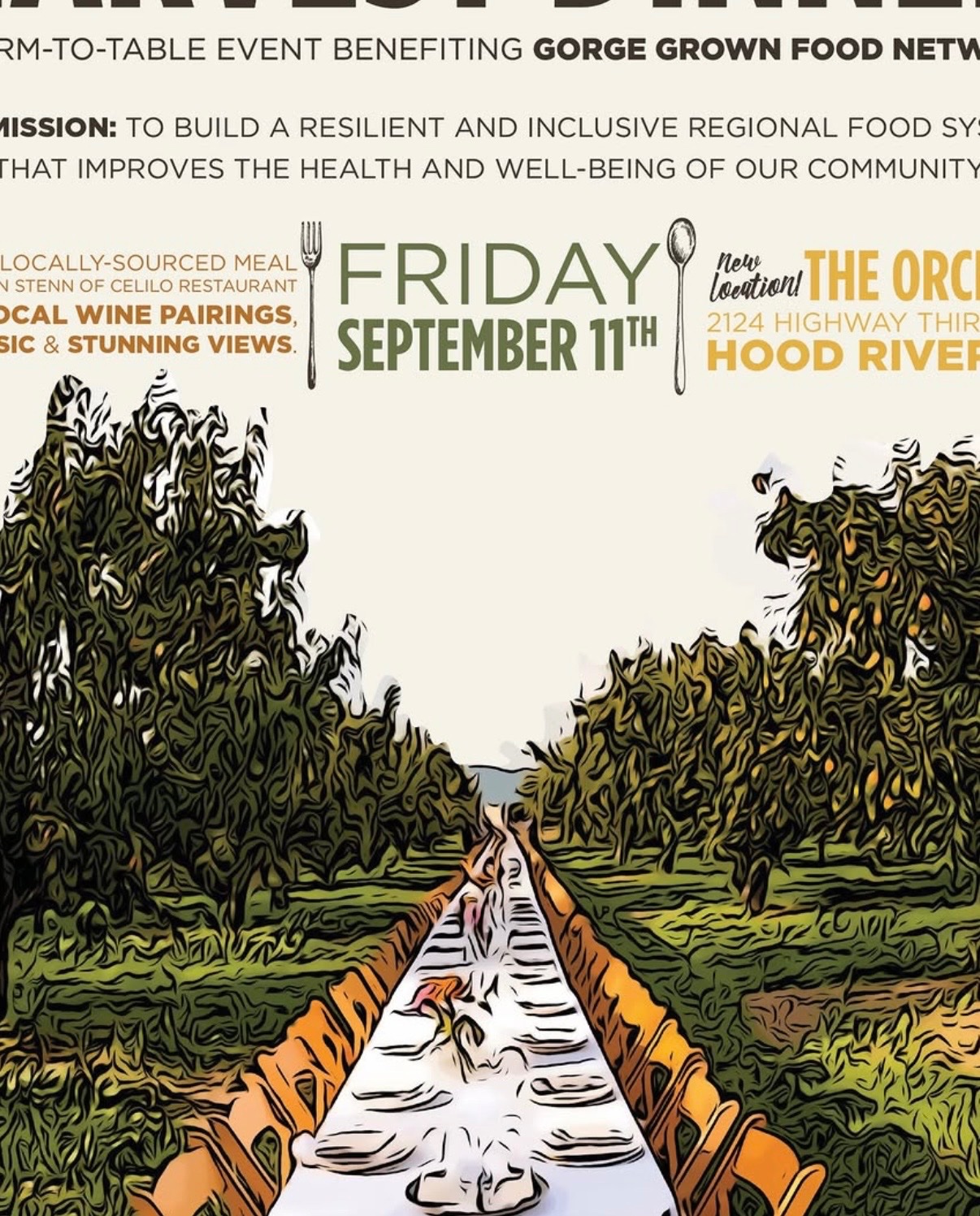 2026 Gorge Grown Harvest Dinner cover