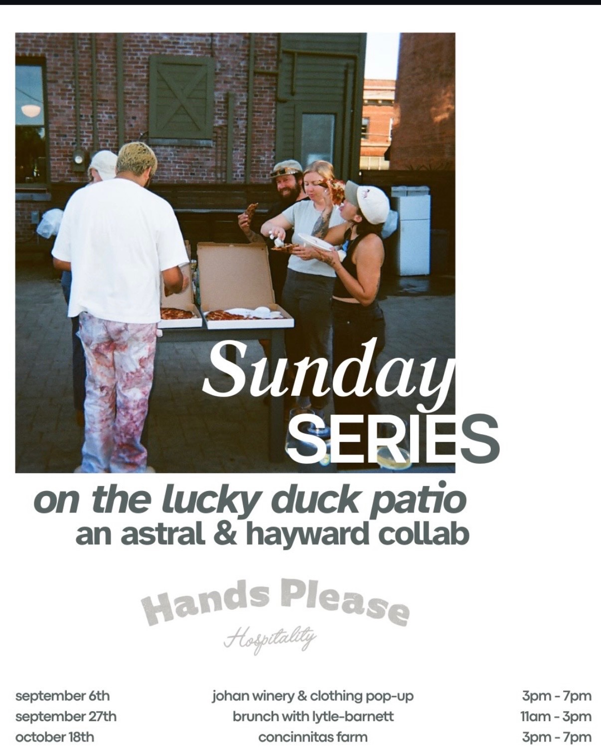 Sunday Series at Lucky Duck — October 18th cover