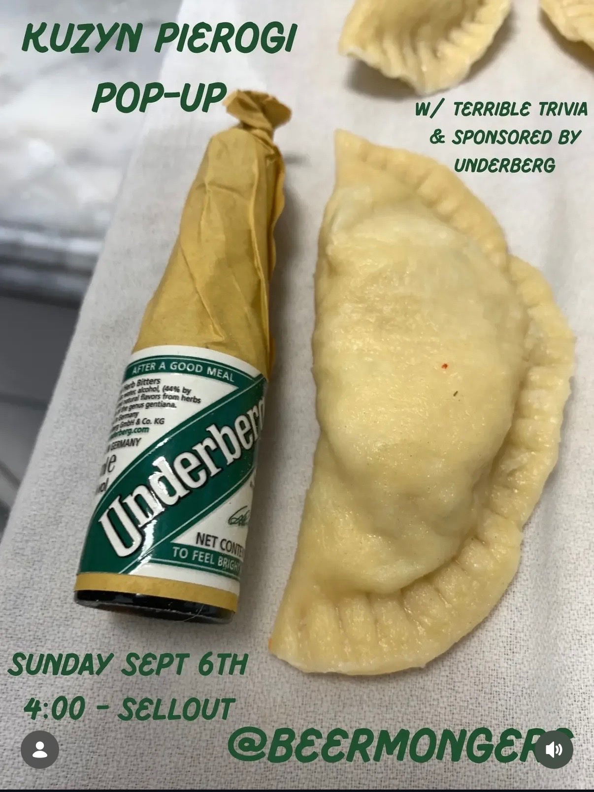 Kuzyn Pierogi Pop-Up at The BeerMongers cover