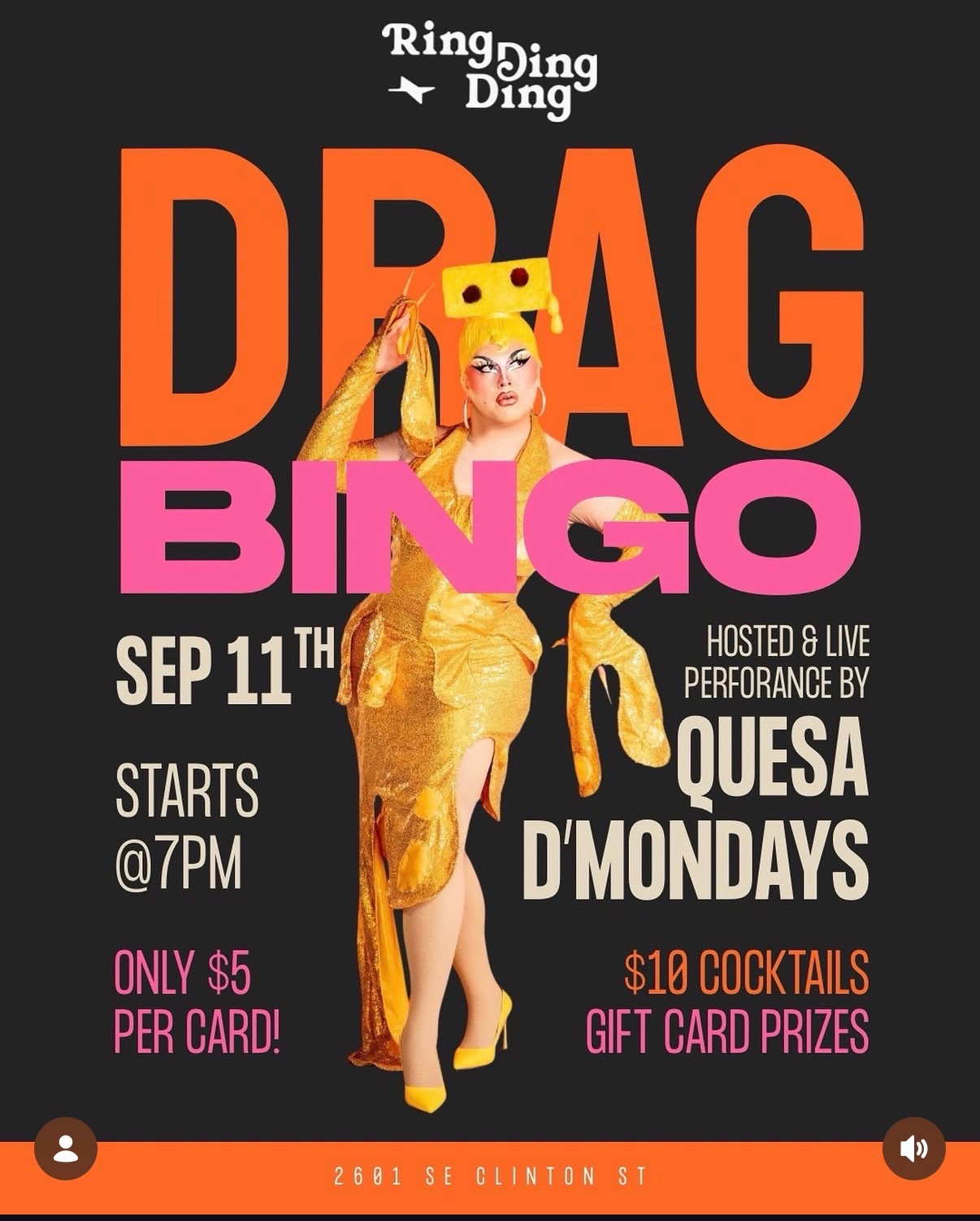 Drag Bingo at Ring Ding Ding cover