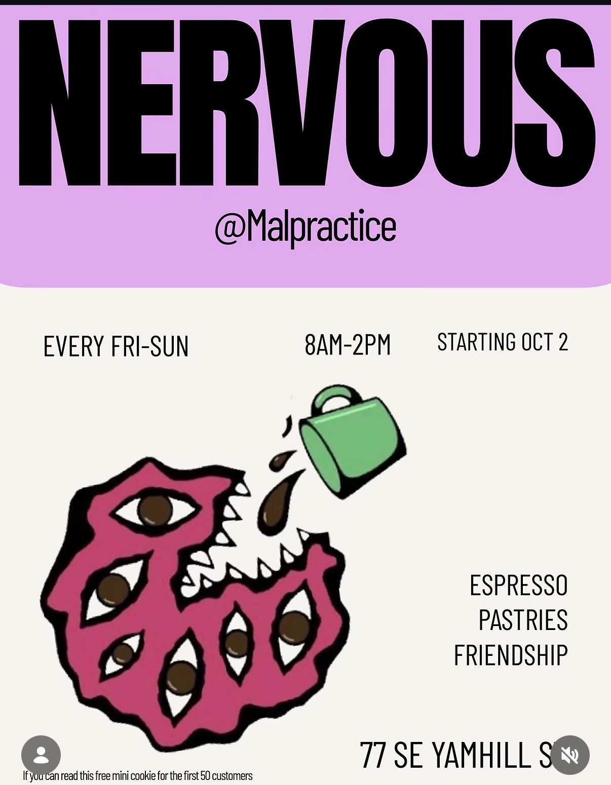 Nervous @ Malpractice cover
