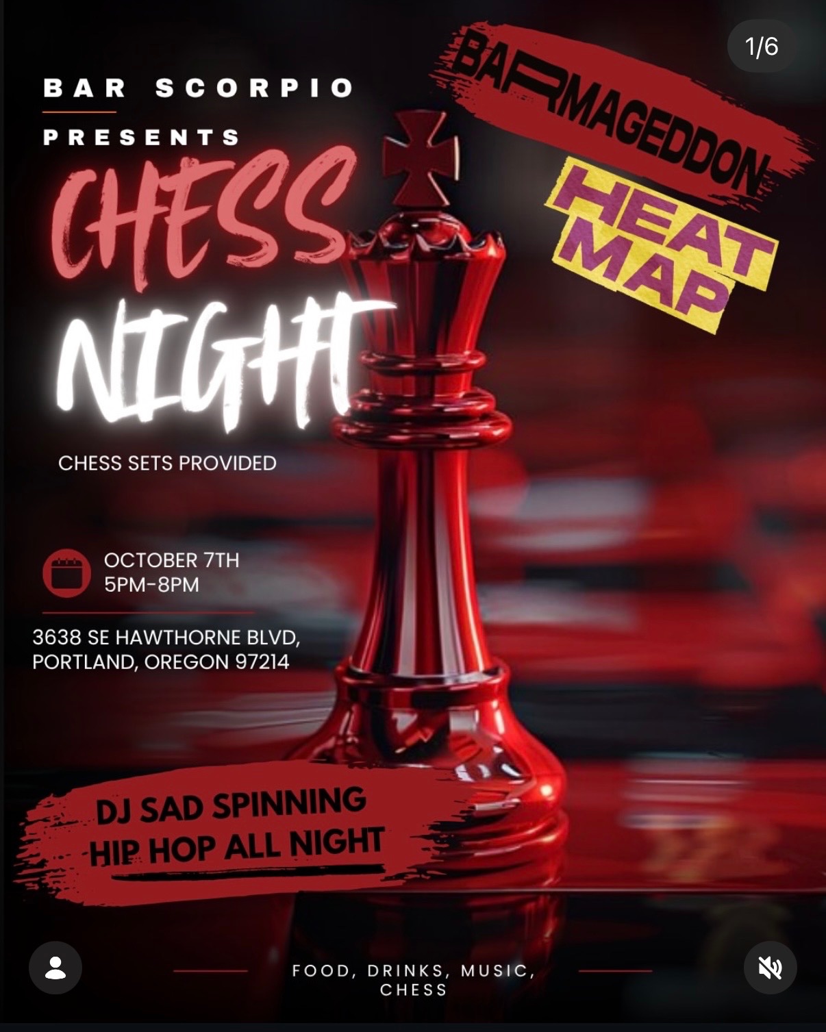 Chess Night – Barmageddon Heat Map cover