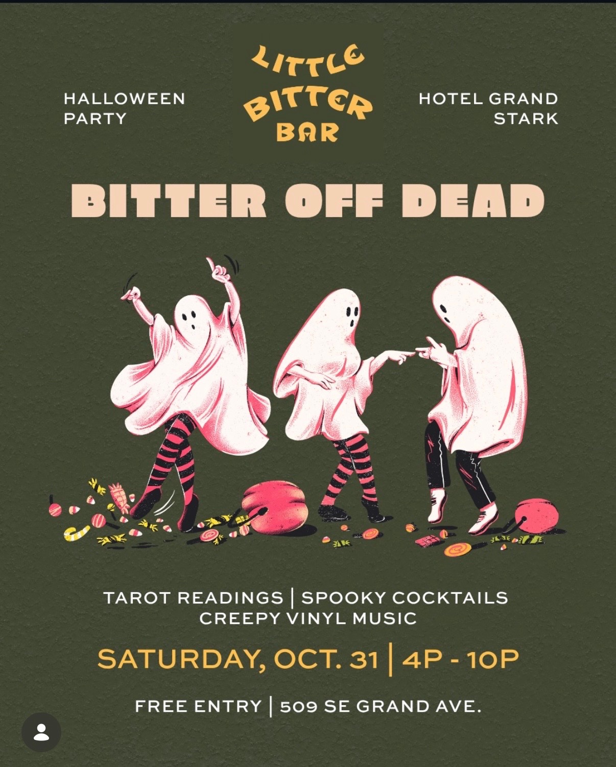 Bitter Off Dead — Halloween Party cover