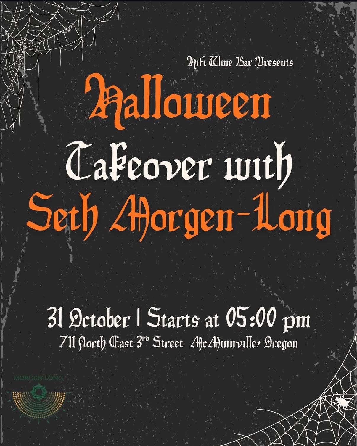Halloween Takeover with Seth Morgen-Long cover