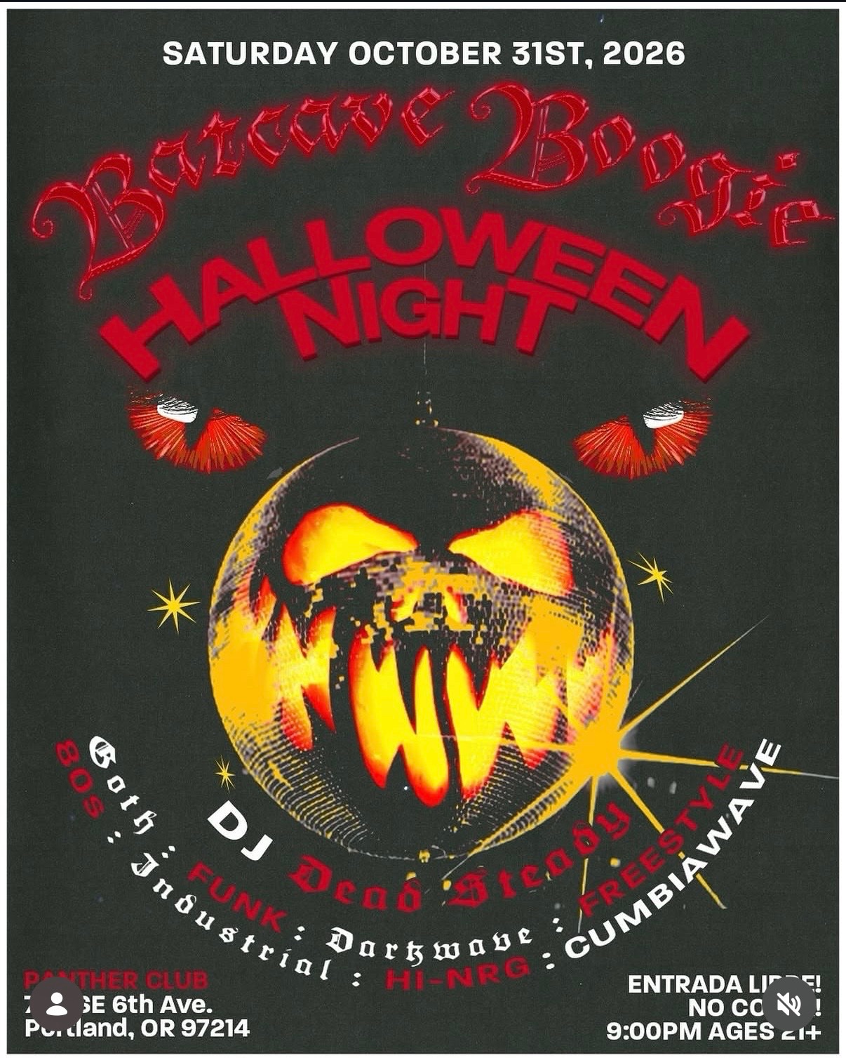 Batcave Boogie — Halloween Night cover