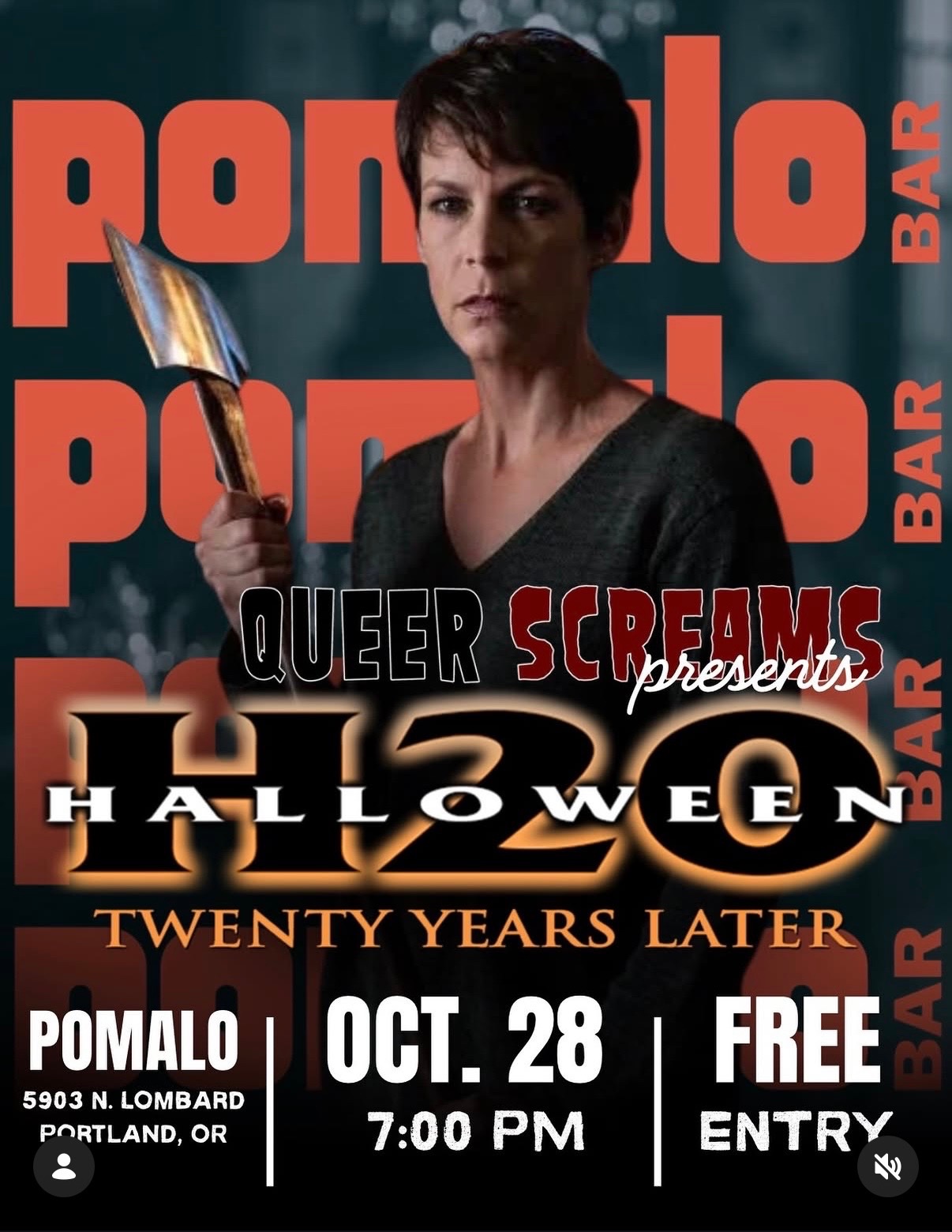 Queer Screams presents Halloween H20: Twenty Years Later cover