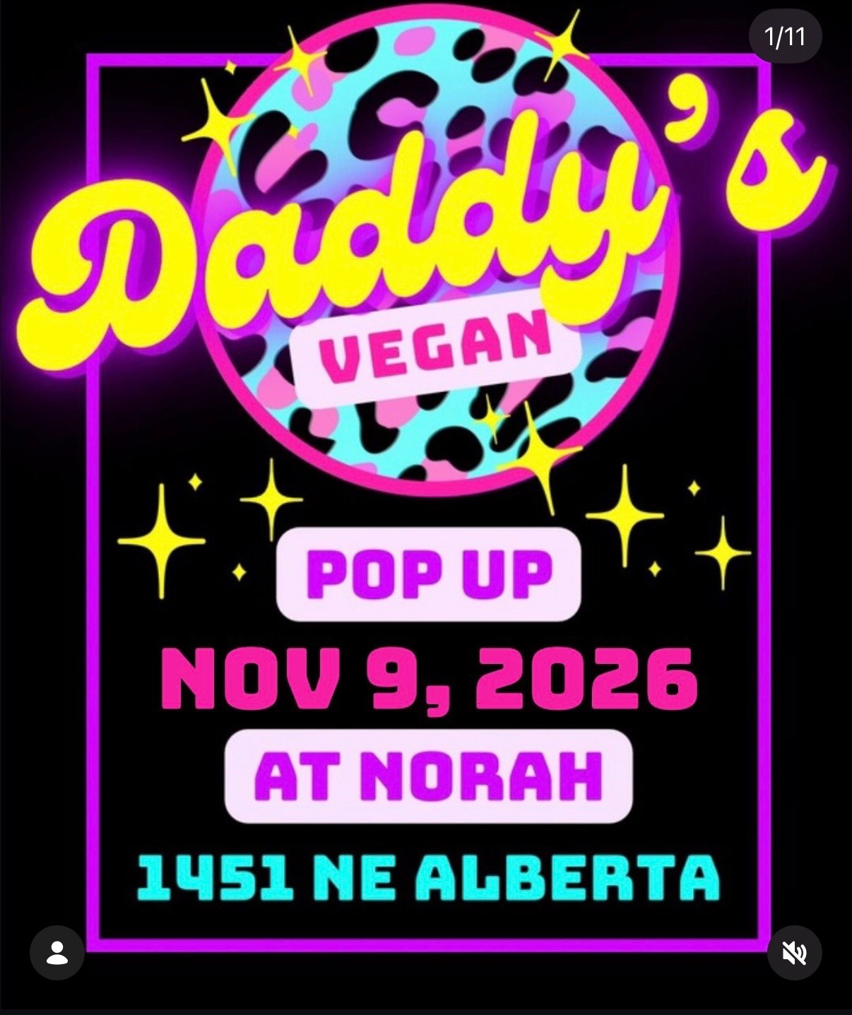 Daddy's Vegan Pop-Up at Norah cover