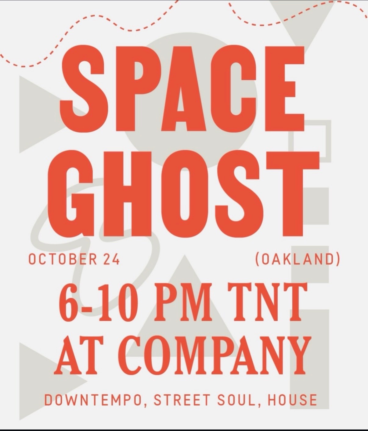 Space Ghost (Oakland) at Company cover