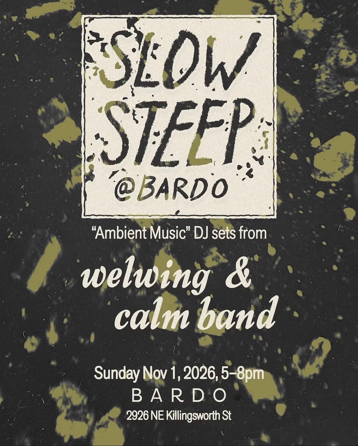 Slow Steep @ Bardo cover