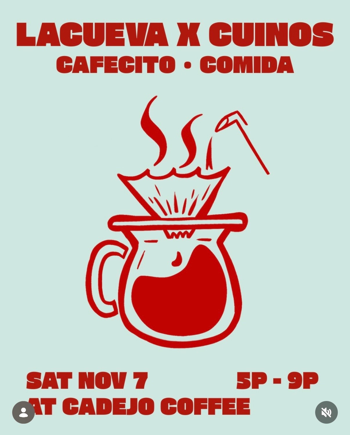 La Cueva x Cuinos: Cafecito & Comida Pop-Up cover